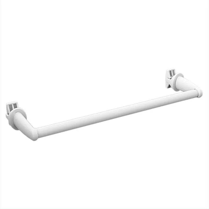 Toalheiro BASIC toalheiro para radiadores de casa de banho, comprimento 370 mm. Versão reta branca — Aquecimento