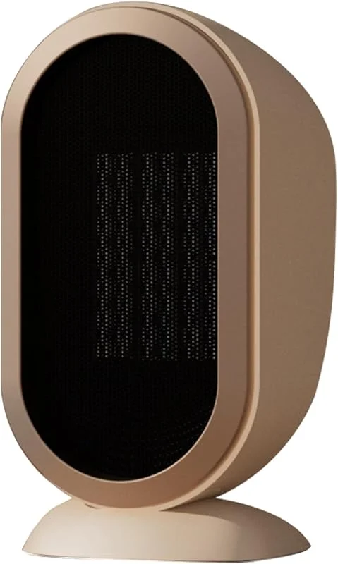 Aquecedor elétrico - aquecedor de 1200 W - ventilador de aquecimento para secretária com fecho automático por derrame, para uso interno quarto secretária quarto casa de banho carro escritório Tie