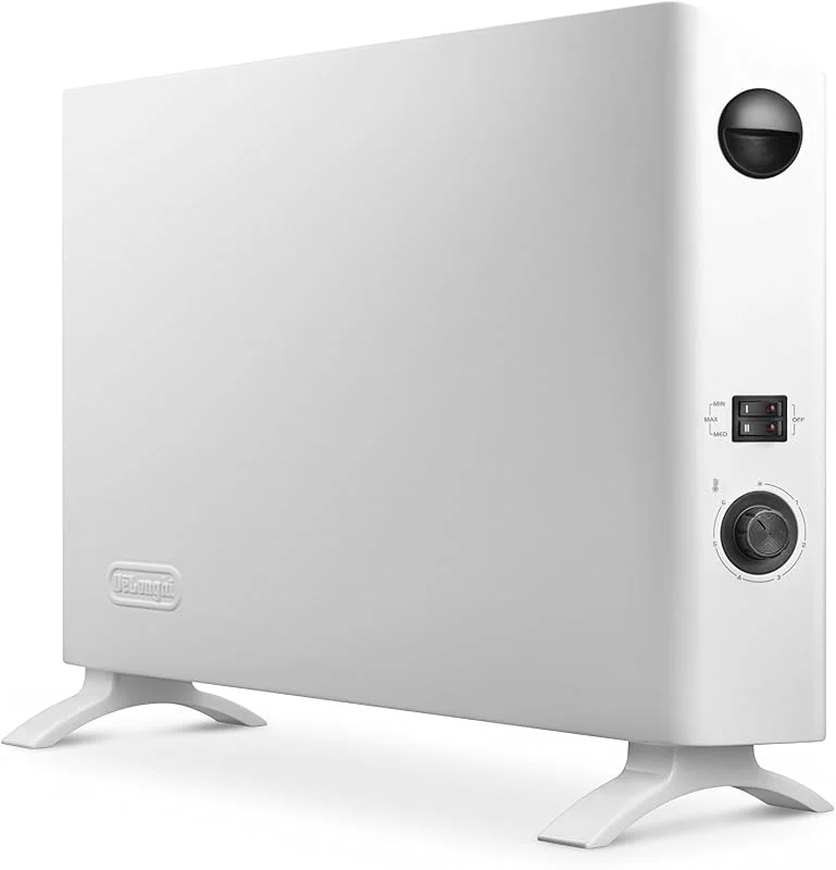 De'Longhi HSX2320F - Aquecedor elétrico interior, 2000 W, ajustes termostato, branco — Aquecimento
