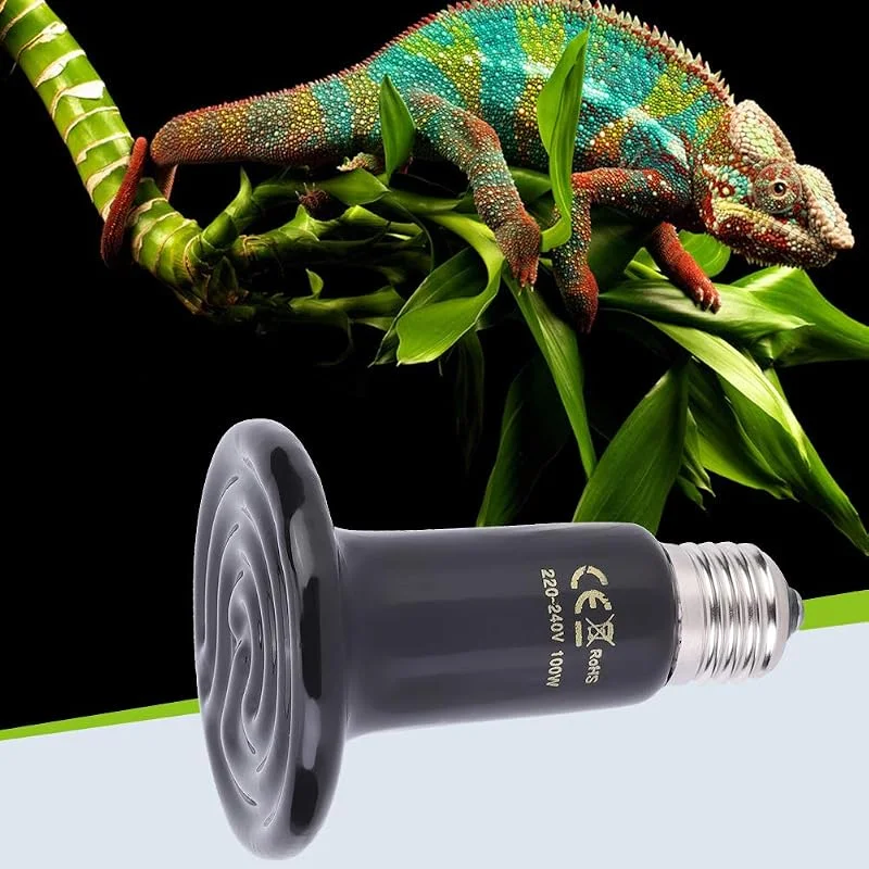 Irfora Lámpara de Calor Cerámica E27, 100W, Calentamiento Duradero (100W) — Aquecimento