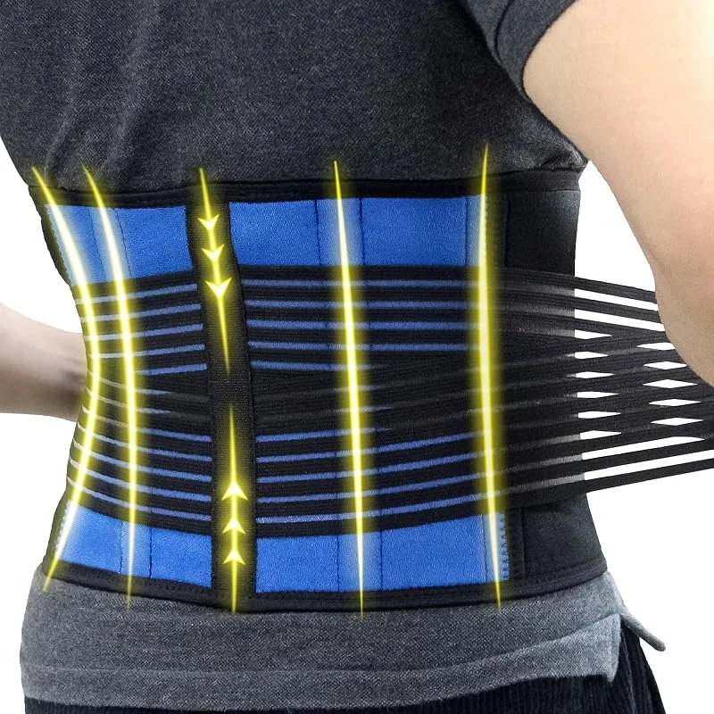 Tallas Grandes 5XL 6XL Faja Lumbar Faja Lumbar De Compresión Transpirable Hombre Mujer Faja Deportiva De Entrenamiento Alivio Inmediato del Dolor Lumbar Hernia Discal Y Ciática(6XL) — Roupa aquecida