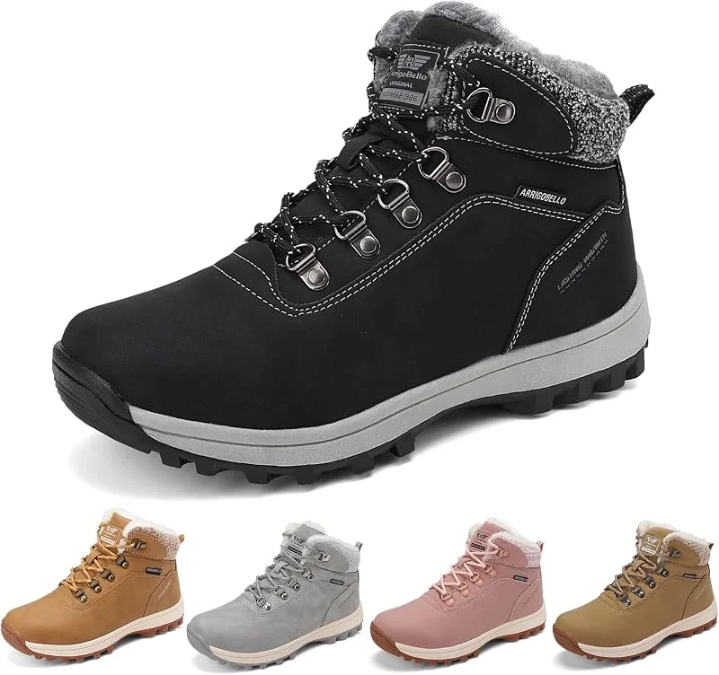 ARRIGO BELLO Botas mulher inverno neve botins sapatos quentes botas — Roupa aquecida