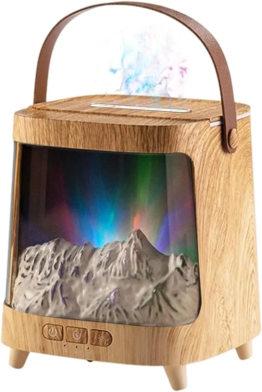 Difusor de Llama – Aromaterapia de luz de 7 Colores para Habitaciones — Humidificador