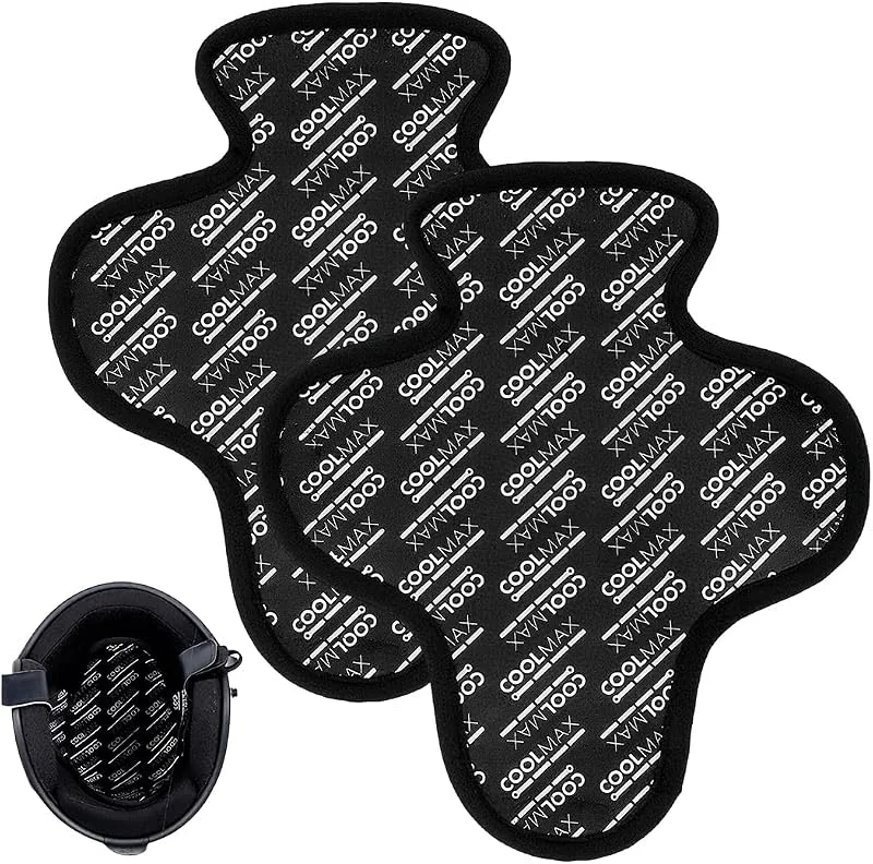 XPEX 2 peças forro respirável de capacete de motociclo, refrigeração antisuor, absorve o suor que pinga, almofada interior para capacete reutilizável e lavável — Cuidados de rosto