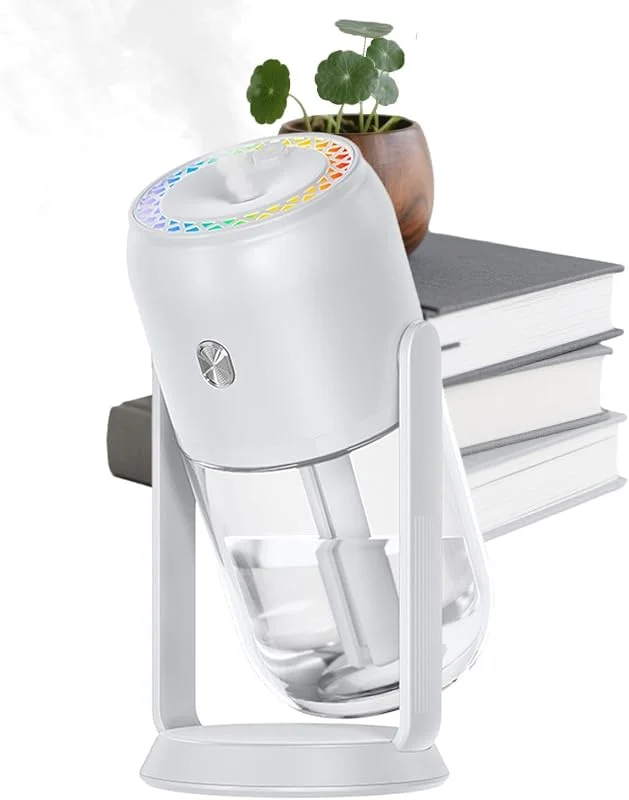 Humidificador portátil 2 en 1, 280 ml, 2 temporizadores de nebulización