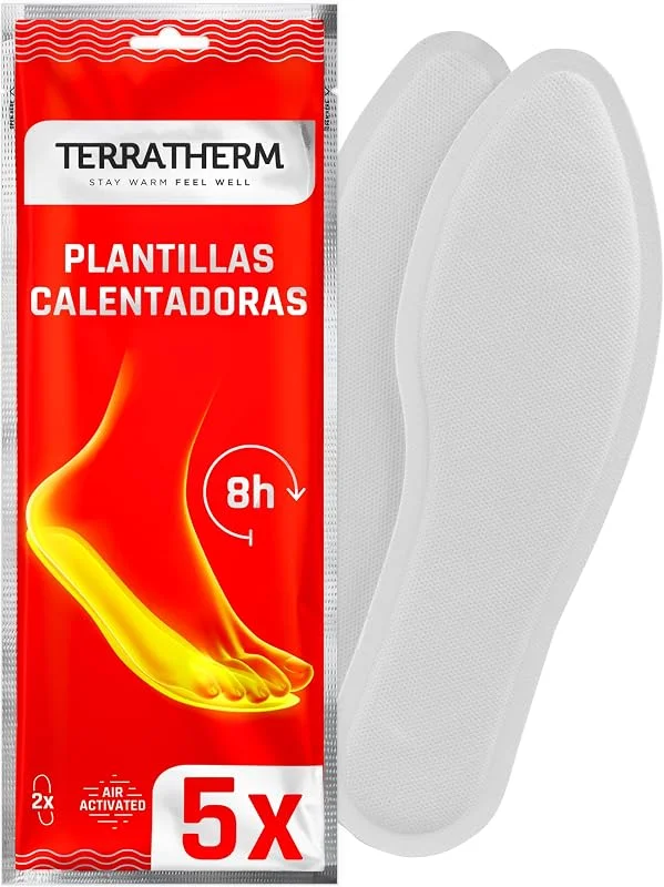 TerraTherm Palmilhas aquecedores - ativado por ar - 5, 10 ou 30 pares — Roupa aquecida