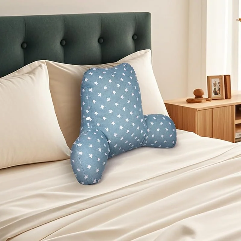 AOOWU Almofada de leitura para cama, almofada de leitura com apoio de braços, encosto de almofada de leitura, ideal suporte para as costas, almofada de leitura nas costas, para sofá, cama e tapete — Aquecimento