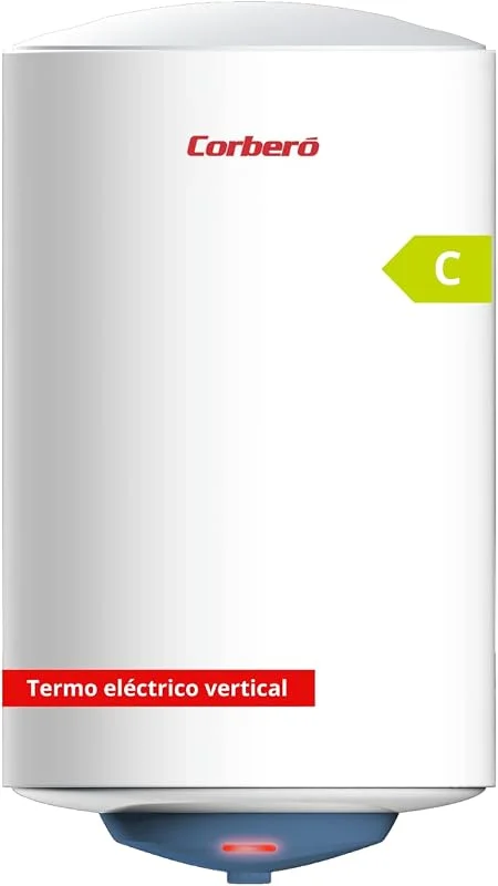 Corberó - Termo elétrico CTMBA50, 50L, Instalação vertical, Resistência blindada, Termostato regulável, Proteção anticorrosão — Aquecimento