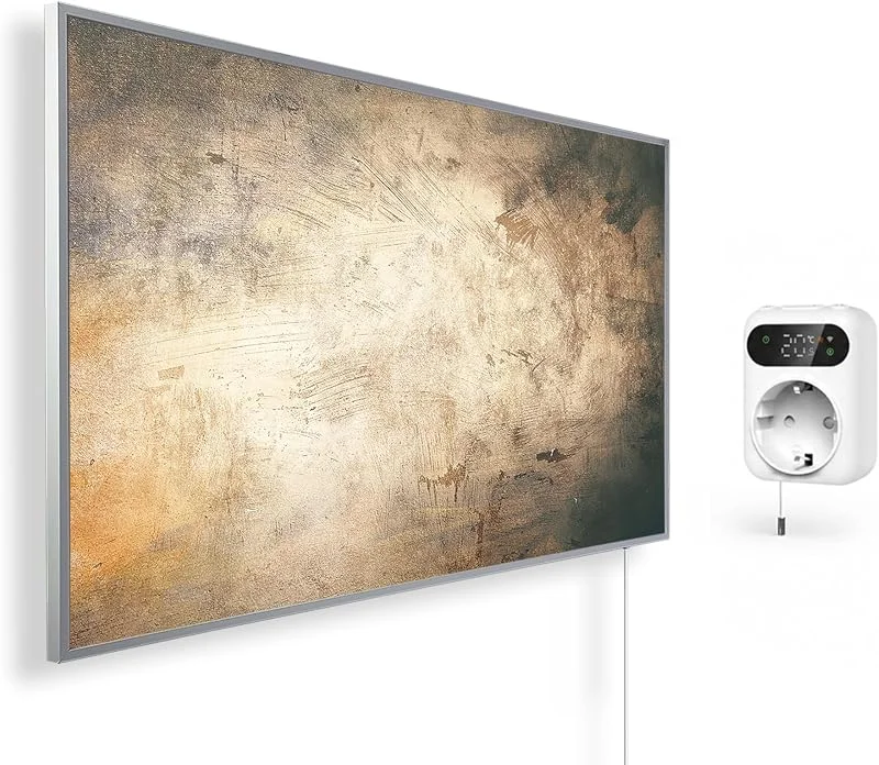 Könighaus Aquecedor de quadro 800 W, termostato Smart LED, 11-21 m² — Aquecimento