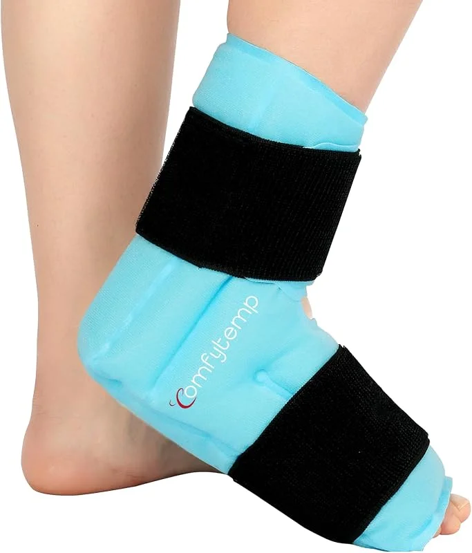 Comfytemp Bolsa de Hielo Grande para Tobillo y Pie, Alivia Fascitis Plantar — Roupa aquecida