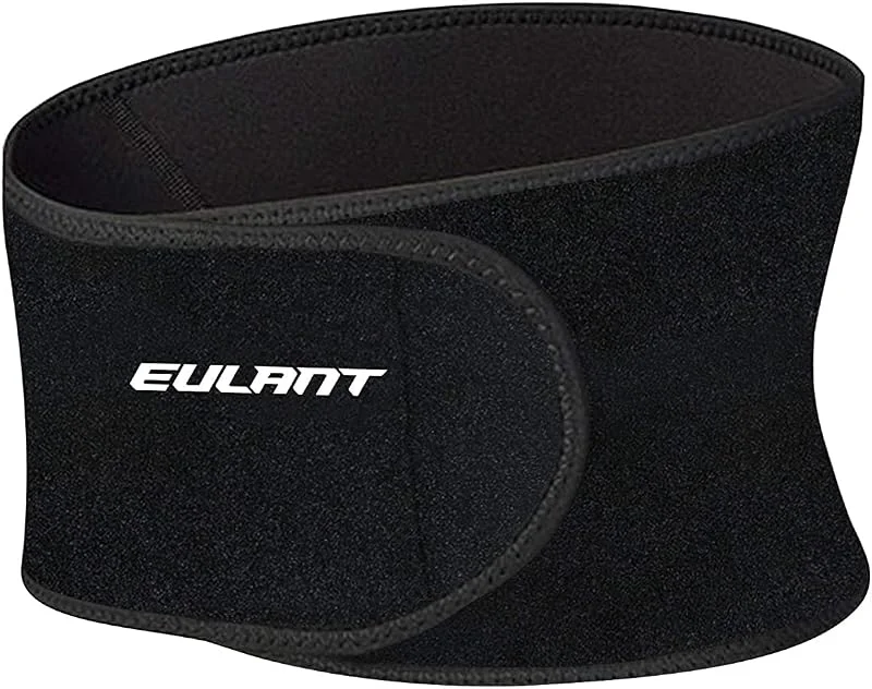 Faixa lombar elástica, suporte traseiro lombar, cintura desportiva e abdominal para desporto, fitness e proteger os lombares — Roupa aquecida