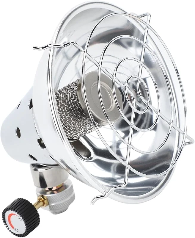 GLOGLOW Aquecedor de gás portátil de chama ajustável 15 cm — Cozinha e lar