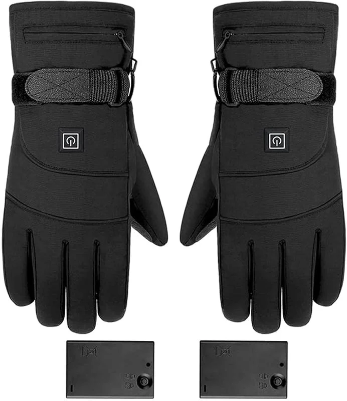 CHEWYNP Guantes calefactables Recargables, Calentador de Manos eléctrico para Mujeres y Hombres, Guantes cálidos para Esquiar en la Nieve, Patinaje sobre Hielo, Montar en Motocicleta, pesc — Cozinha e lar