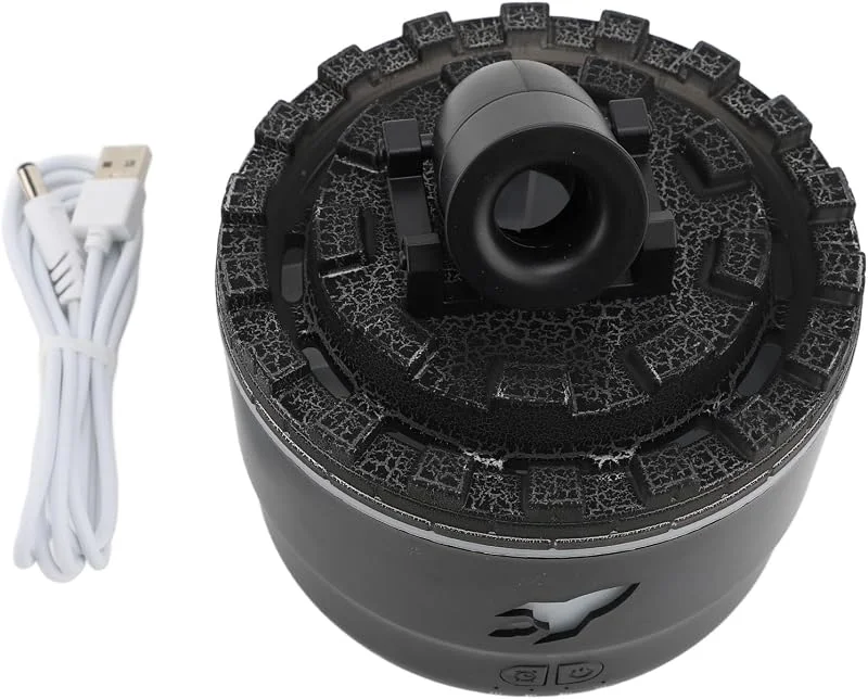Humidificadores de cano com temporizador para quarto, difusor humidificador de aromaterapia Cannon máquina de aromaterapia de óleo essencial com luzes LED de