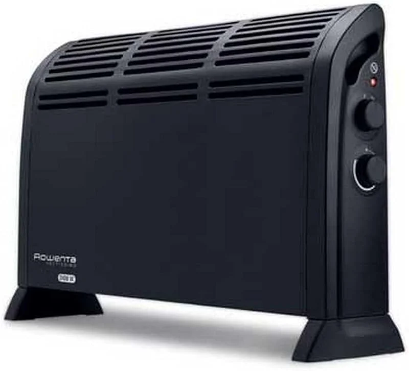 Rowenta Vetissimo II CO3030 Aquecedor de funcionamento a 1200 W ou 2400 W, duas configurações de temperatura, termostato mecânico, posição anti-geada, aquecedor de ar quente, silencioso — Aquecimento
