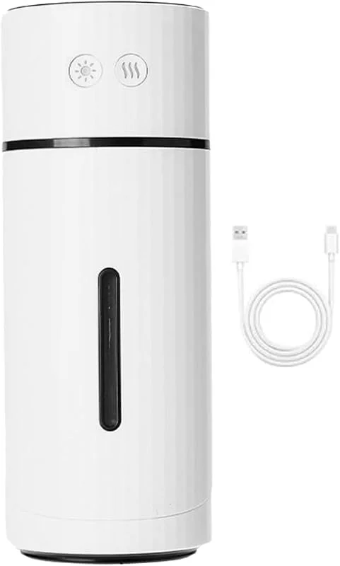 Quiet Humidifier, Small Air Moisturizer Sprayer, ajustável Mist Diffuser, portátil Cool Mist for Indoor Plants, Pet, Baby Nursery, Travel Dorm Desk Home Bedroom Use, 7, 2 x 7, 2 x 18 cm — Humidificador