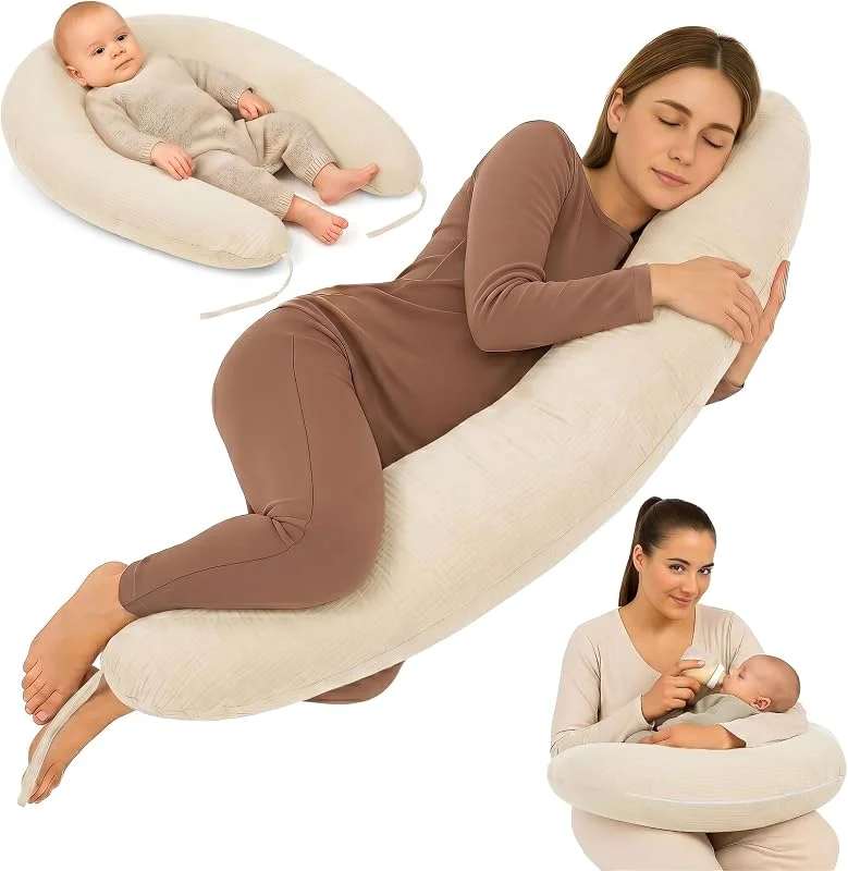 Almofada de amamentação 190 cm almofada grávida Pregnancy Pillow — Aquecimento