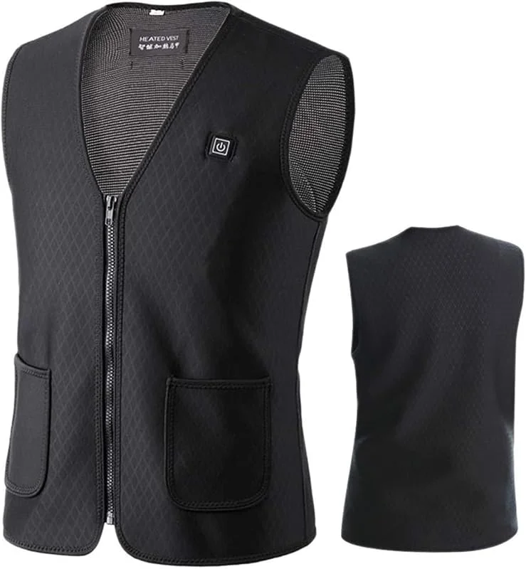 Chaleco calefactable eléctrico for Hombre y Mujer, Ideal for Actividades al Aire Libre como esquí, Senderismo, Caza, Motociclismo y Acampada en Invierno.(L) — Cozinha e lar