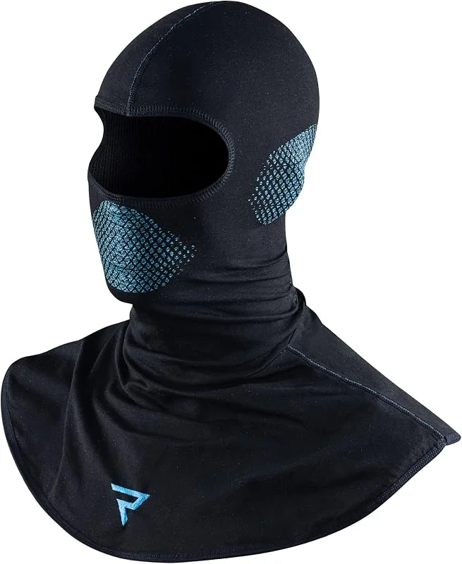 REBELHORN Therm II Pasamontañas Funcional de Moto con Calentador de cuello Ropa Termoactiva ligera y suave para los días fríos — Proteção solar