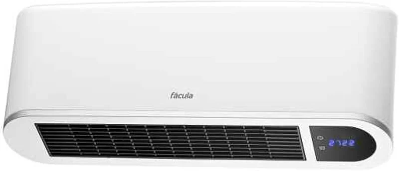 Fácula - Split cerâmica falcão programável, 2000 w, ventilação e aquecimento, Prog diário, sem, comando