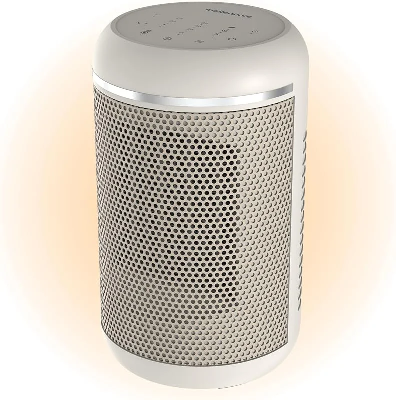 Mellerware Aquecedor cerâmico de 1500 W de baixo consumo, silencioso, Homy — Aquecimento
