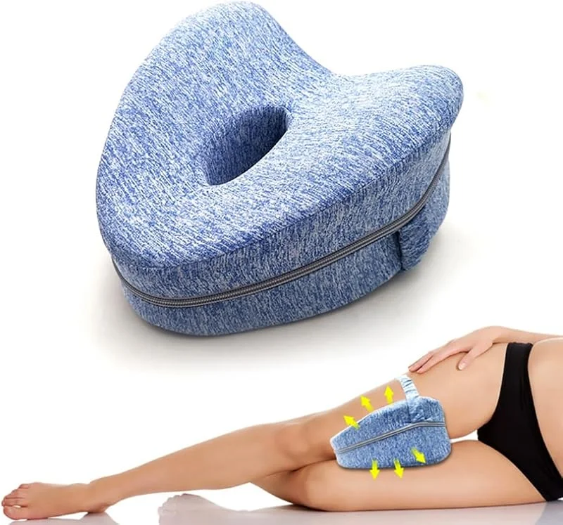 Almofada de alinhamento, almofadas de alinhamento para dormir de lado, alívio da dor de ciática, alivia a dor nas ancas e ciática, almofada para melhorar as pernas, desfrute de um sono de — Aquecimento