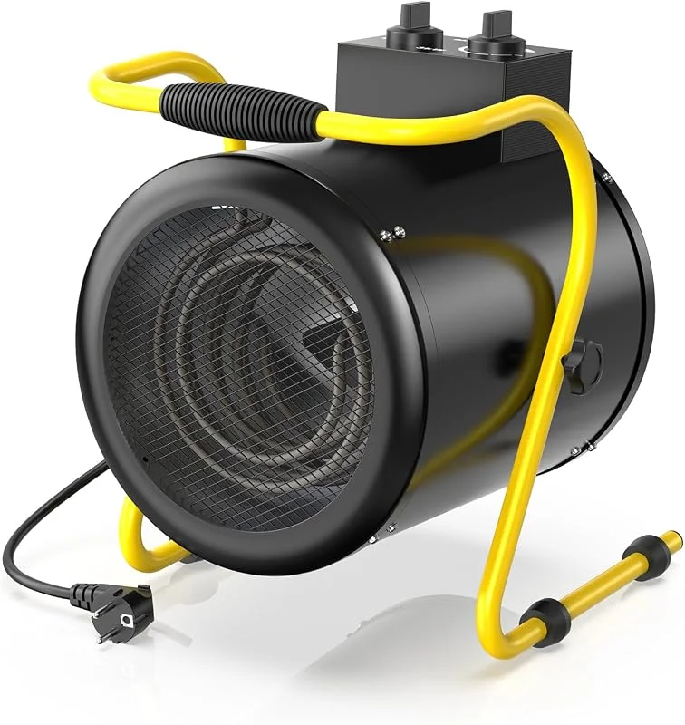 DAHTEC Aquecedor elétrico industrial 3000 W termóstato portátil — Aquecimento