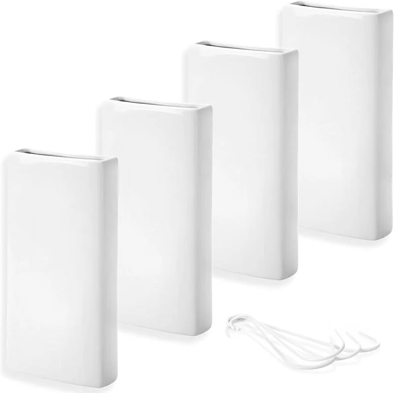 Humedificador cerámica, 4 unidades blanca, evaporador agua sin electricidad — Humidificador