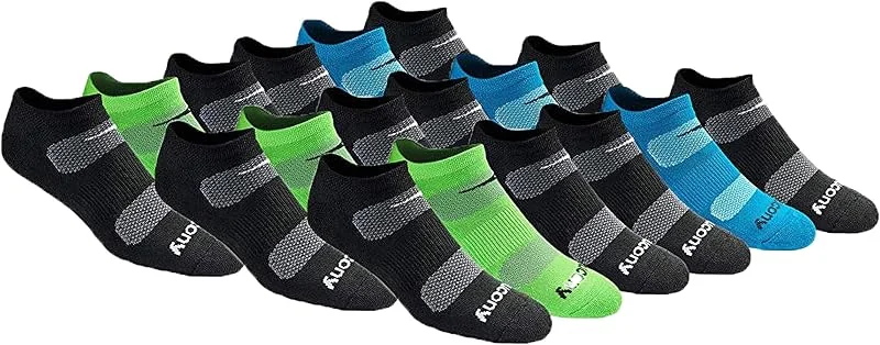Saucony 6 Pares de meias invisíveis de ajuste confortável para homem meias homem (pacote de 6) — Cozinha e lar